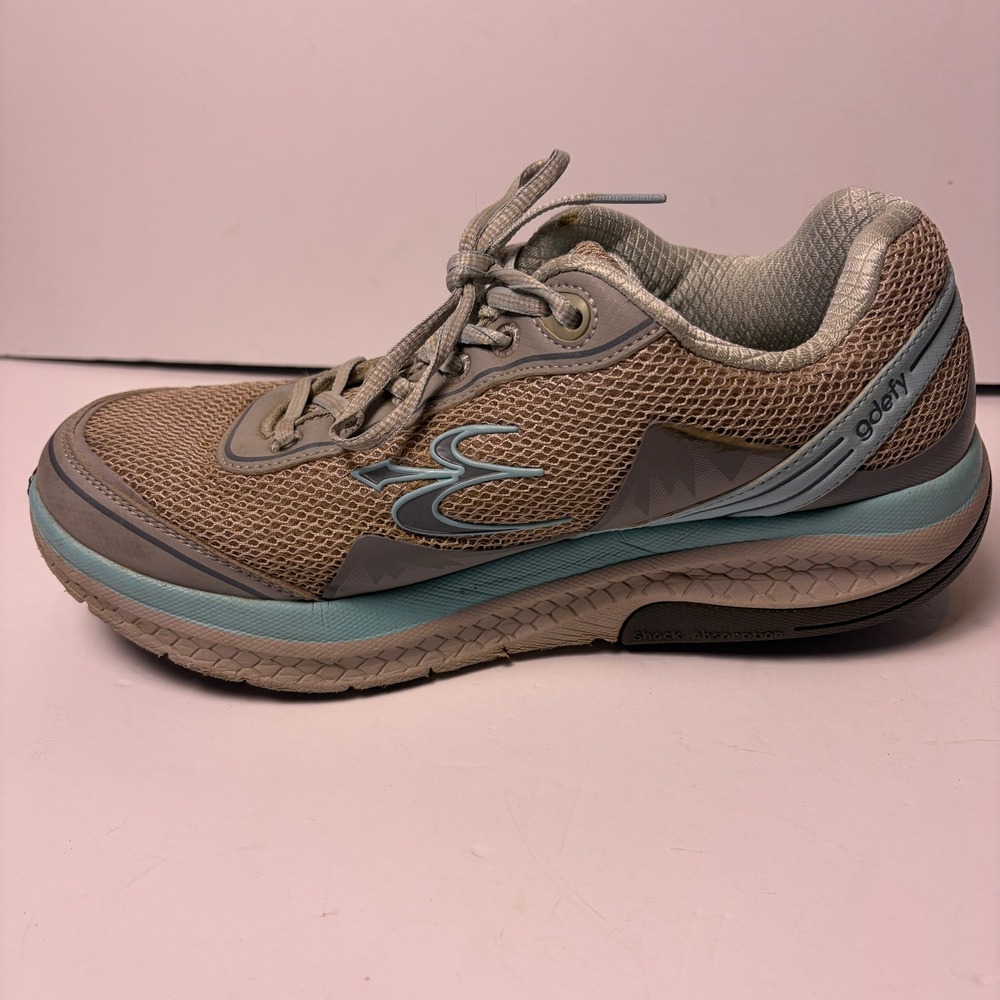Gravity Defyer G-Defy Mighty Walk Shoes Women's 9.5 Gray Blue Comfort Fit - Picture 9 of 14